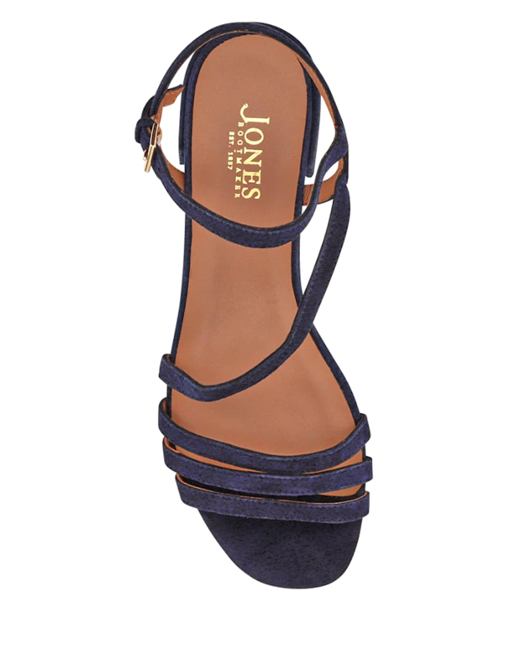 Leather Ankle Strap Block Heel Sandals 4 of 6