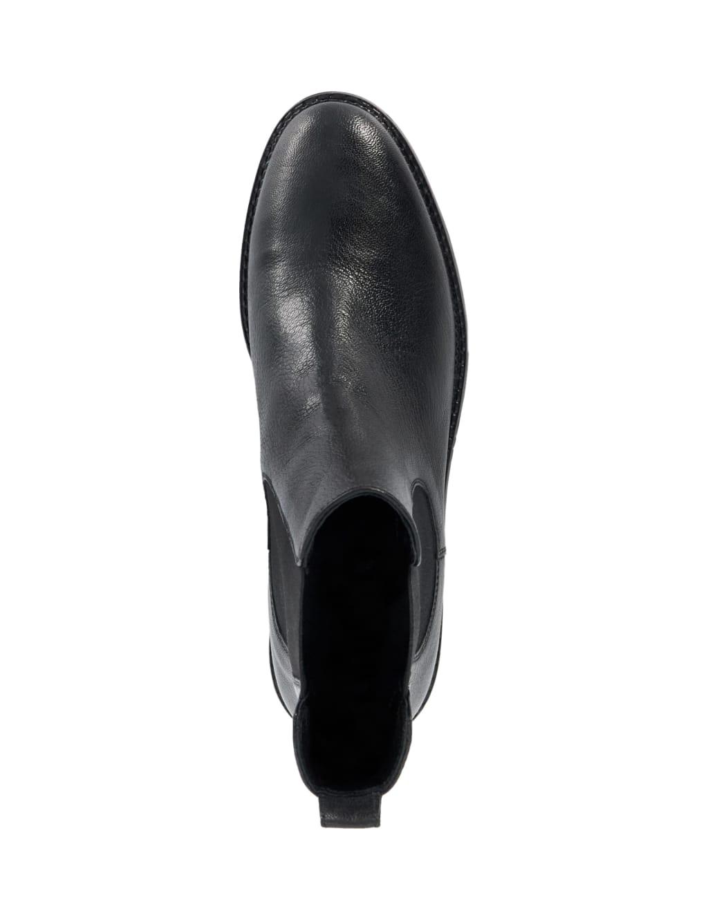 Leather Chelsea Block Heel Boots 2 of 6