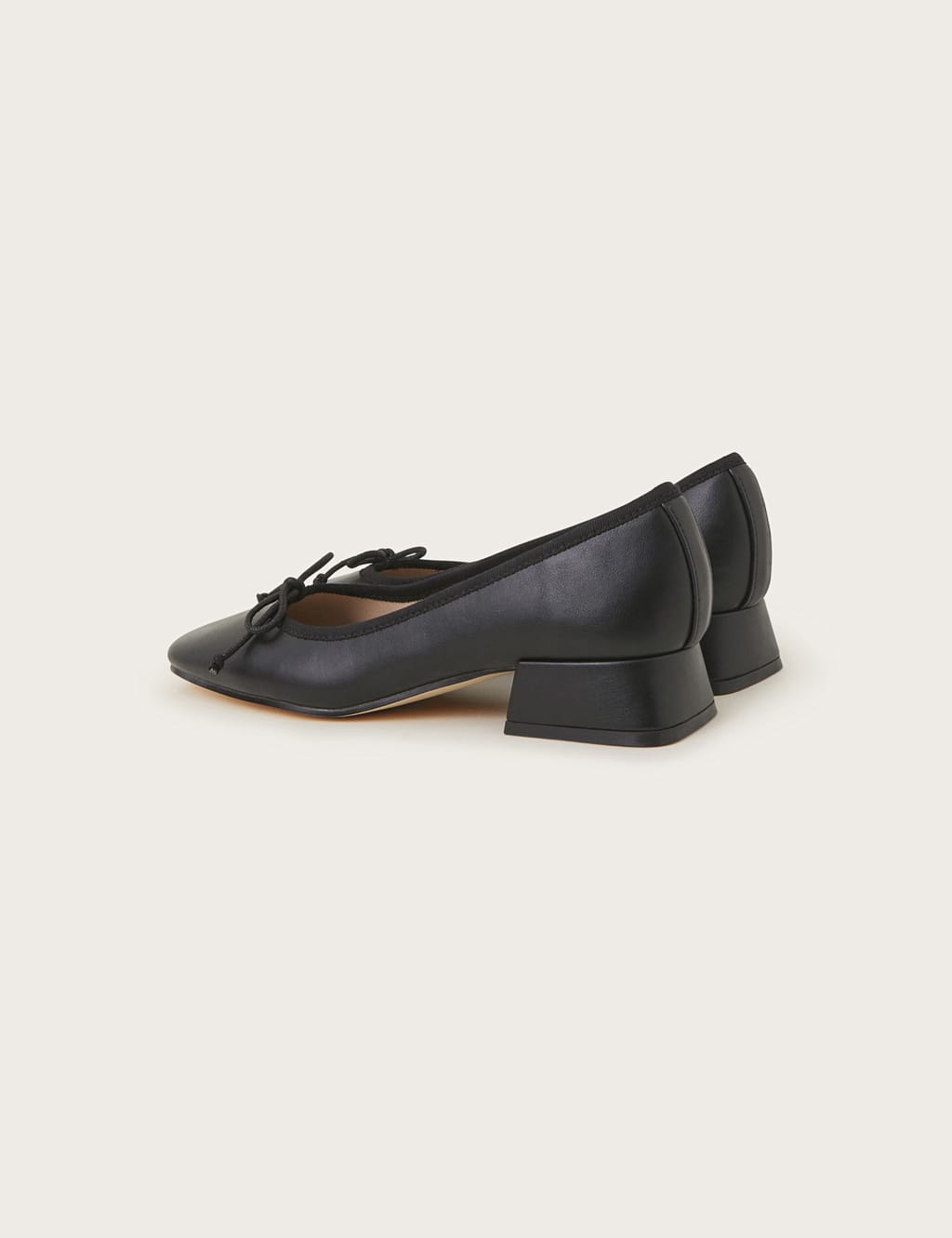 Square front heels on sale