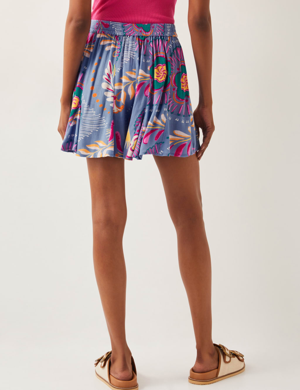 Printed High Waisted Shorts 5 of 5