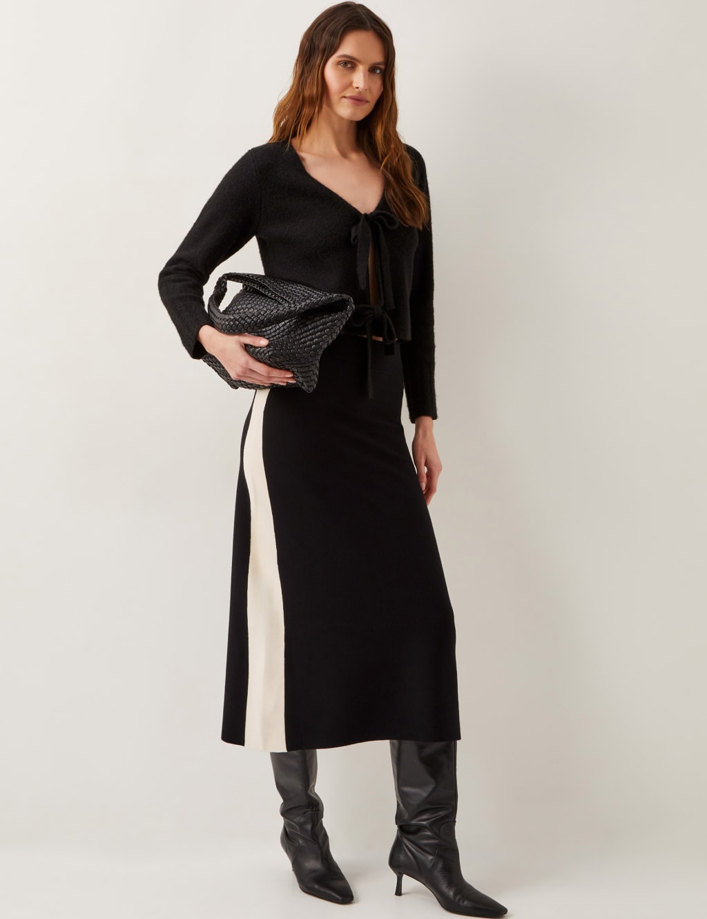 Knitted Midi Utility Skirt 3 of 5