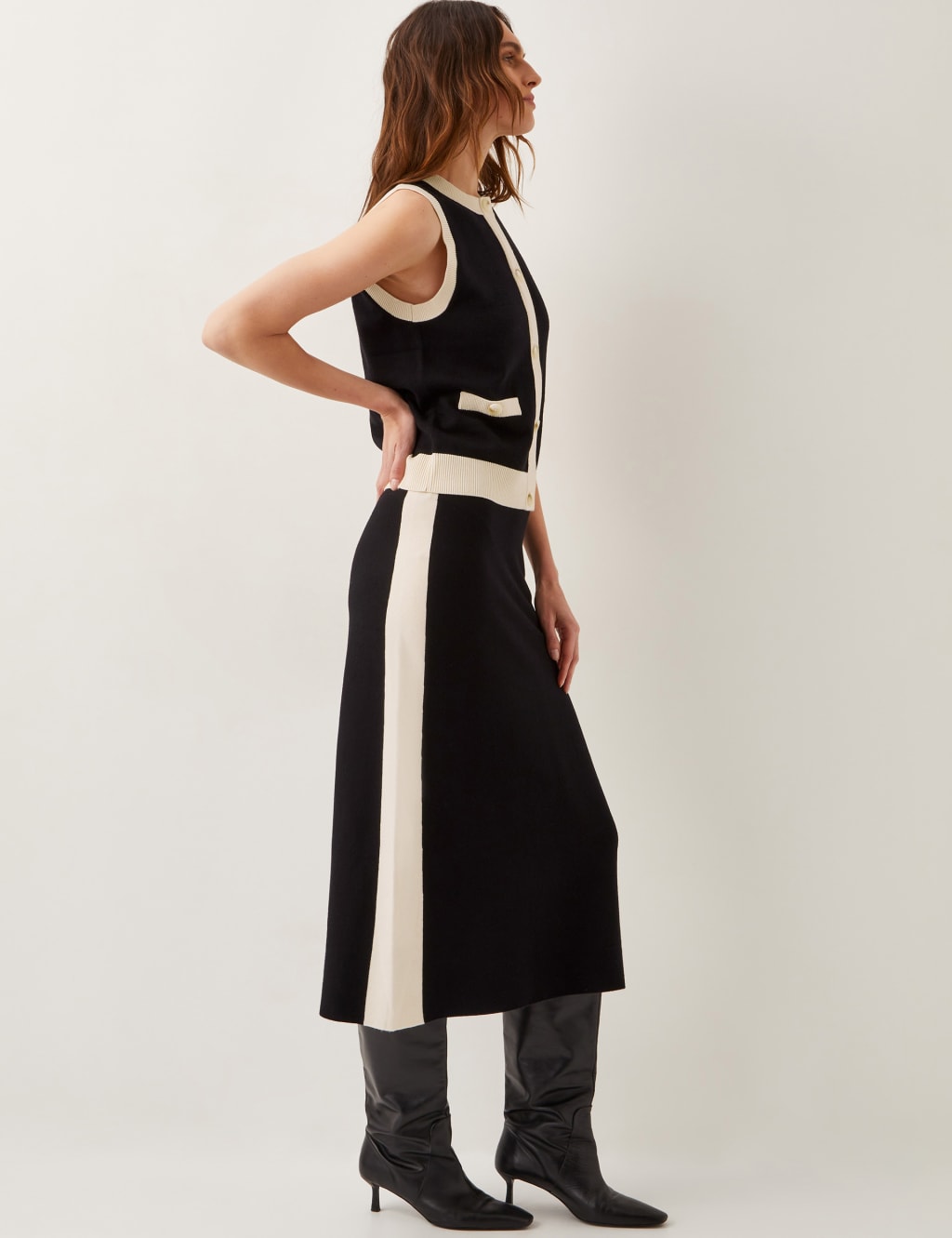 Knitted Midi Utility Skirt 5 of 5