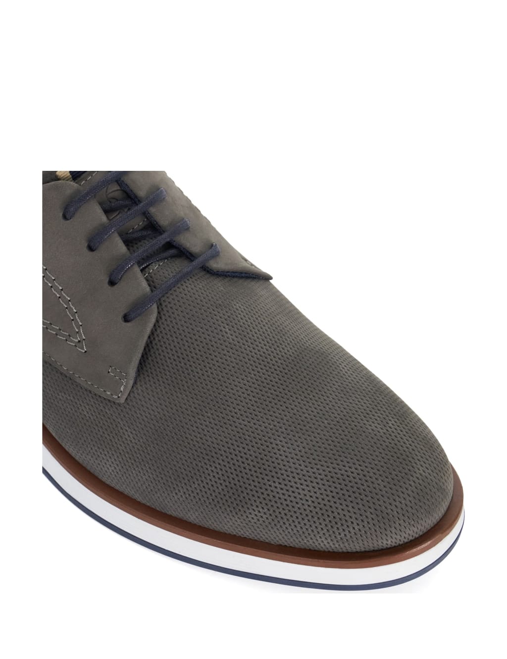 Wide Fit Leather Trainer Shoes 6 of 6