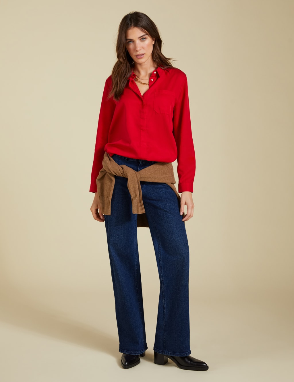 Pure Lyocell Relaxed Shirt 4 of 7