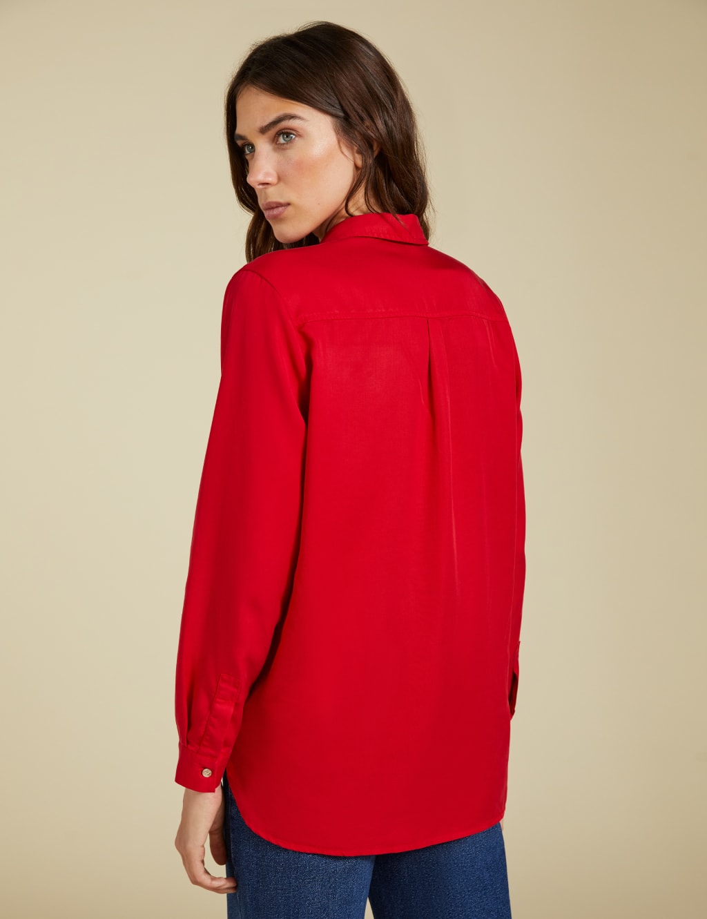 Pure Lyocell Relaxed Shirt 6 of 7