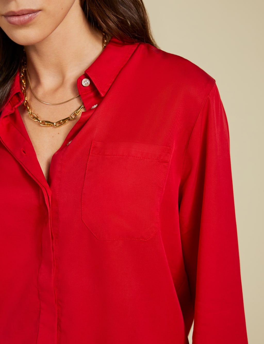 Pure Lyocell Relaxed Shirt 7 of 7