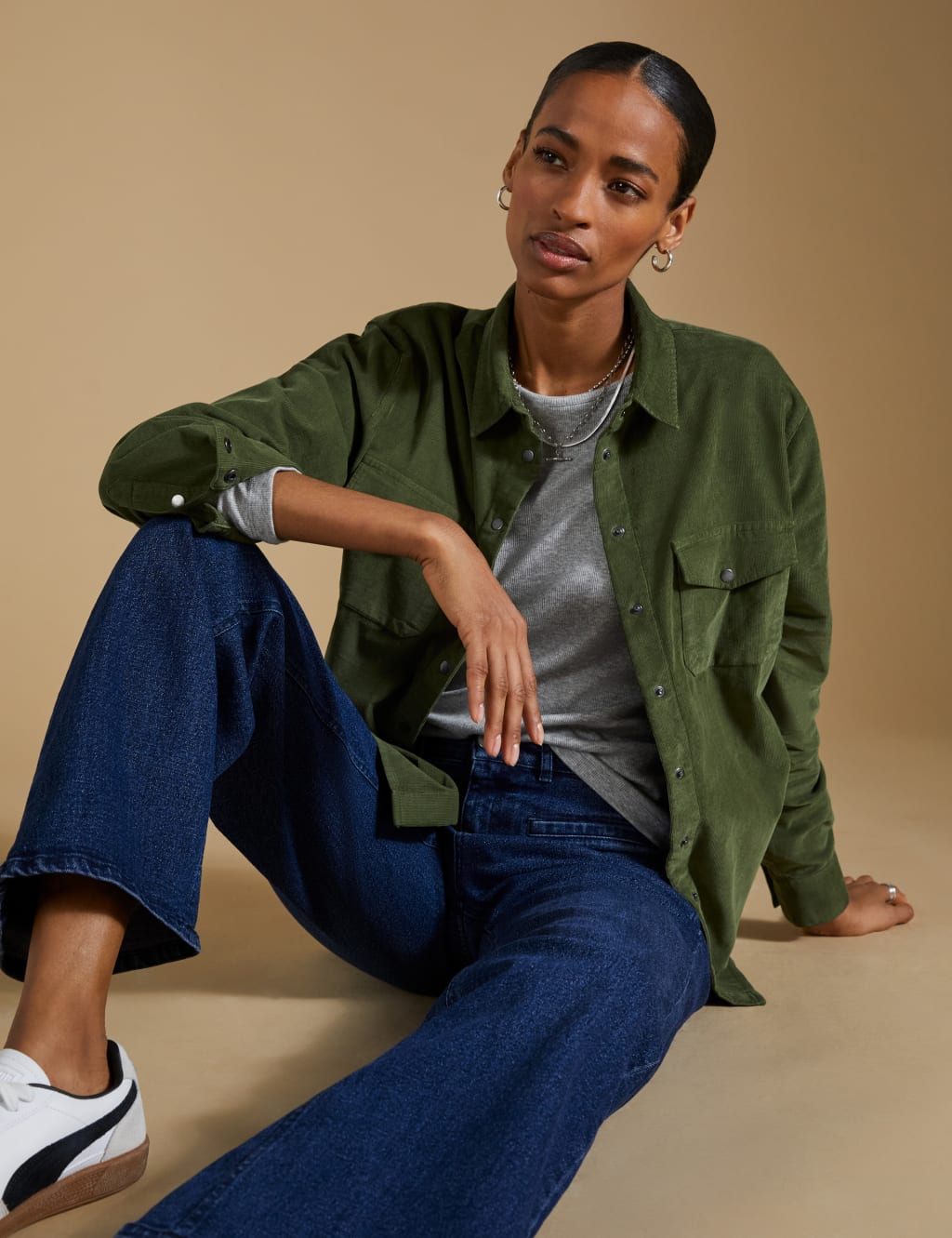 Pure Cotton Corduroy Shirt 3 of 5