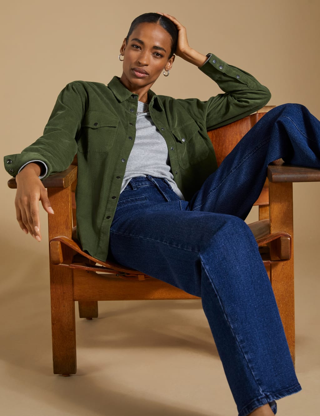 Pure Cotton Corduroy Shirt 4 of 5