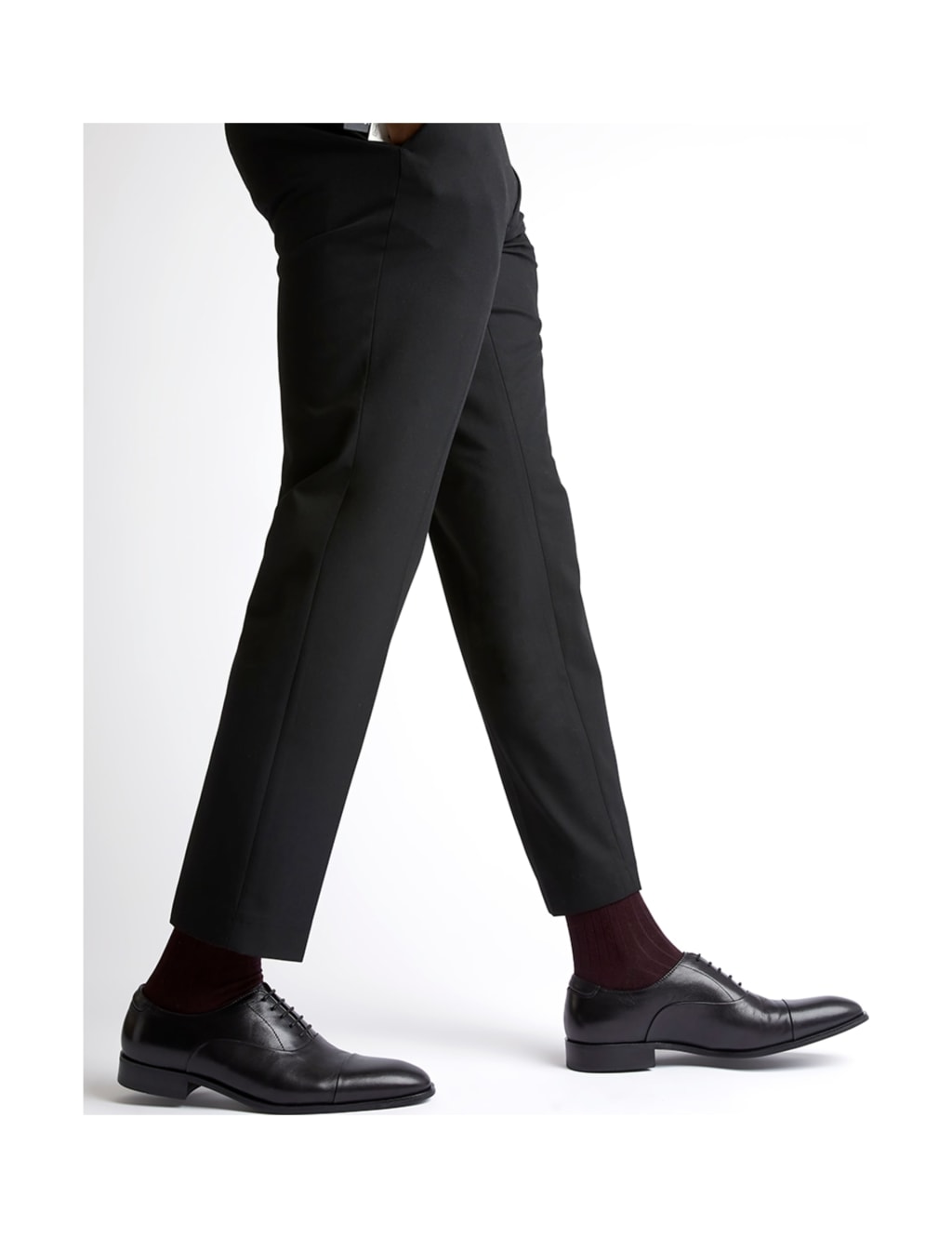 Wide Fit Leather Oxford Shoes 5 of 6