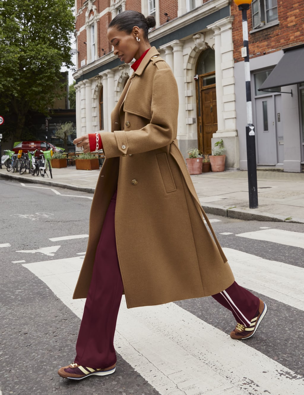Side Stripe Wide Leg Trousers 4 of 5
