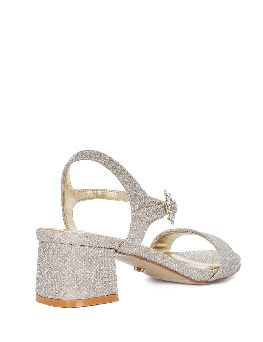 Buckle Ankle Strap Block Heel Sandals