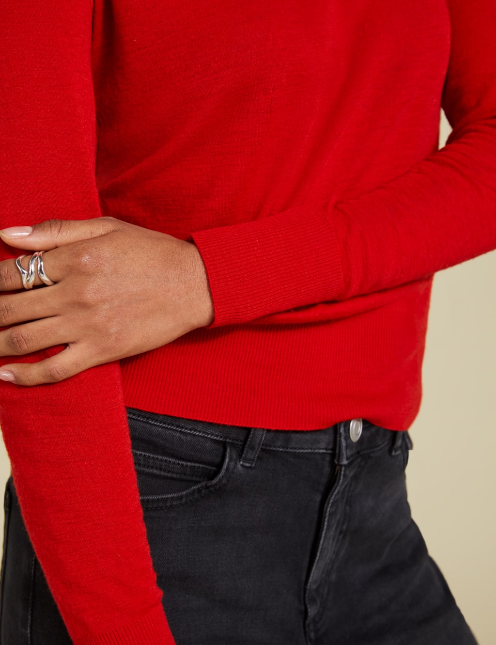 Merino Wool Rich Long Sleeve Top 4 of 4
