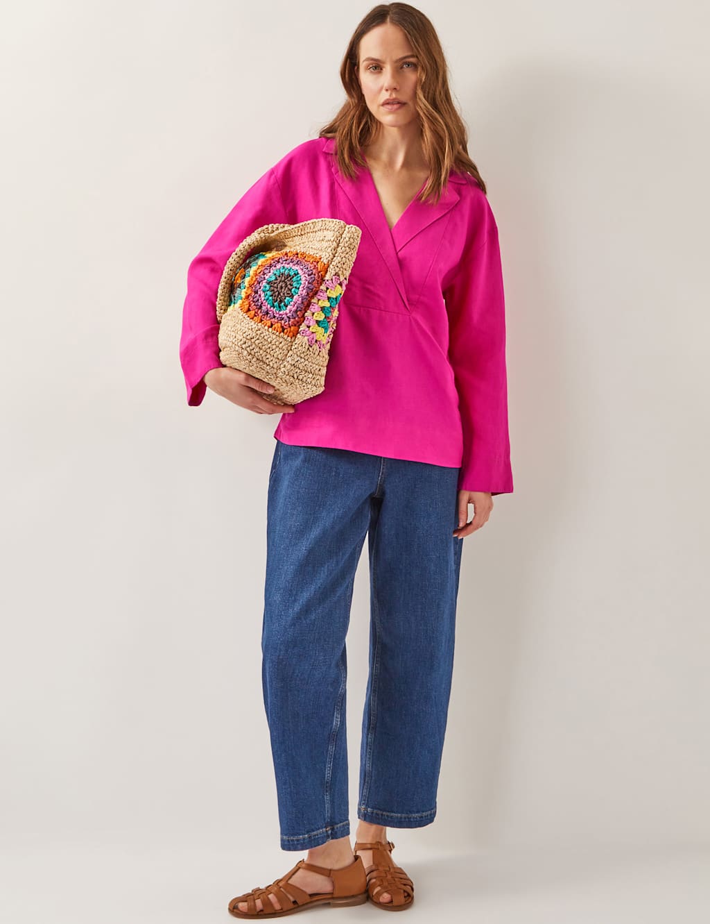 Lyocell Rich Collared Top 2 of 4