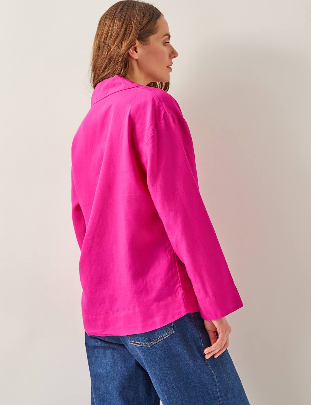 Lyocell Rich Collared Top 4 of 4
