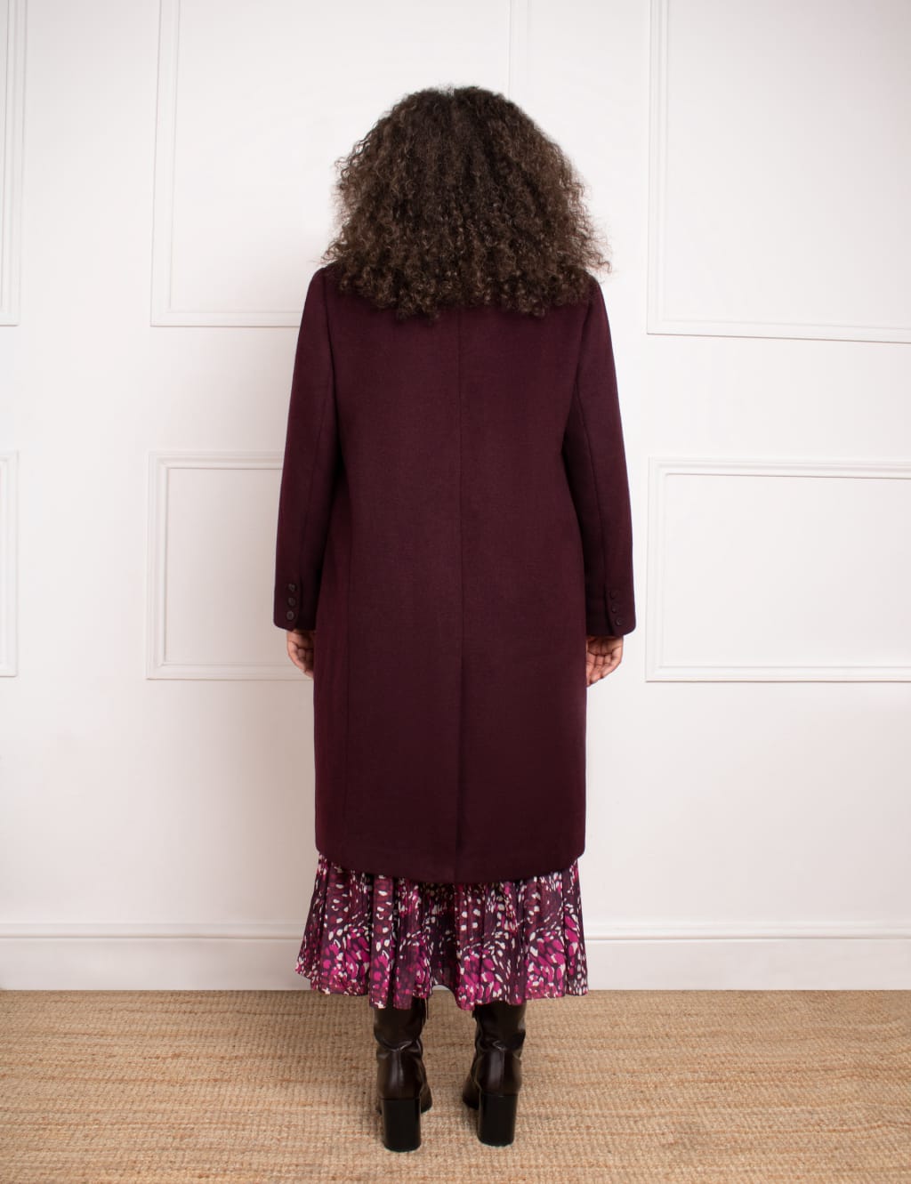 Wool Blend Longline Peacoat 3 of 4