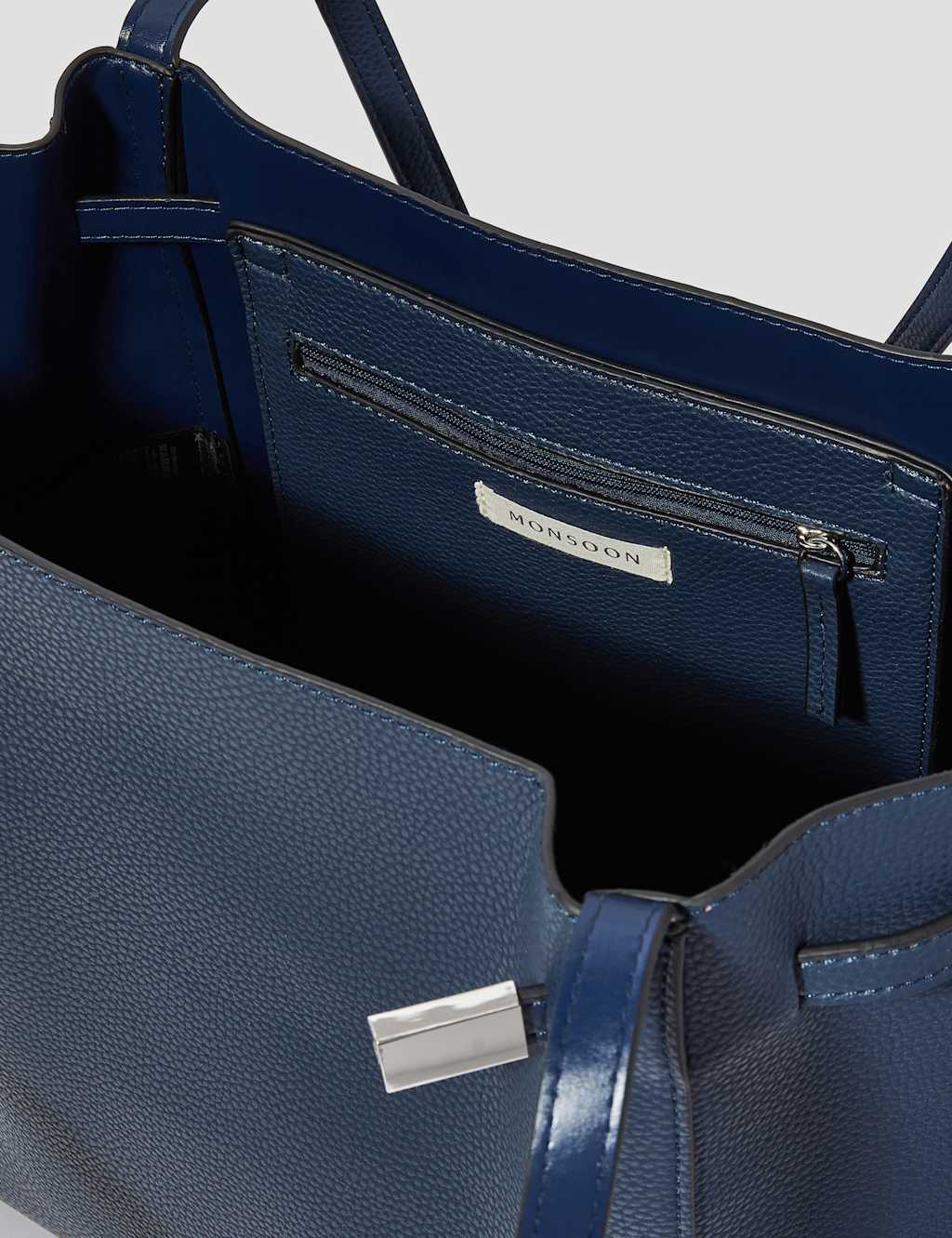 Faux Leather Tote Bag 4 of 4