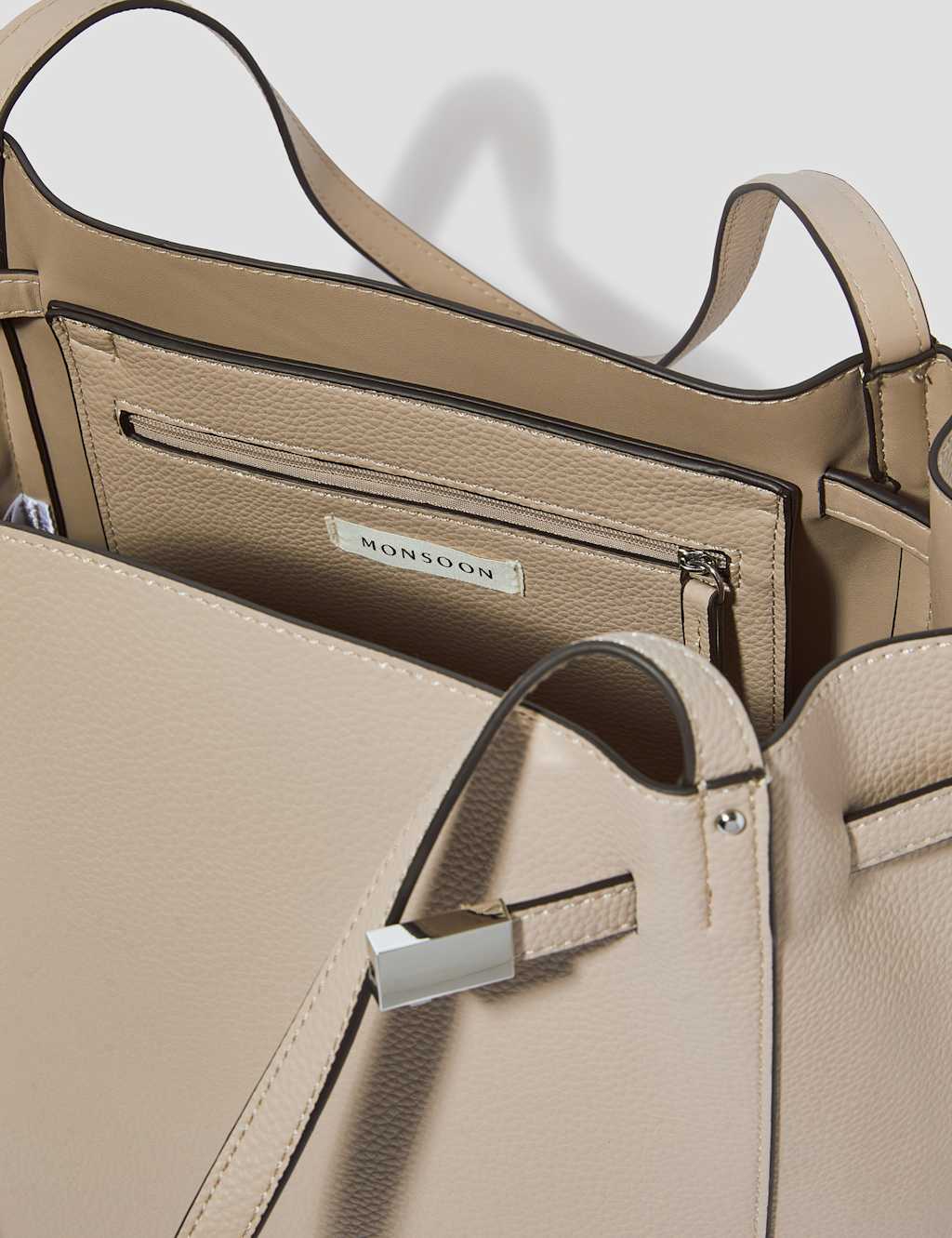 Faux Leather Tote Bag 3 of 4