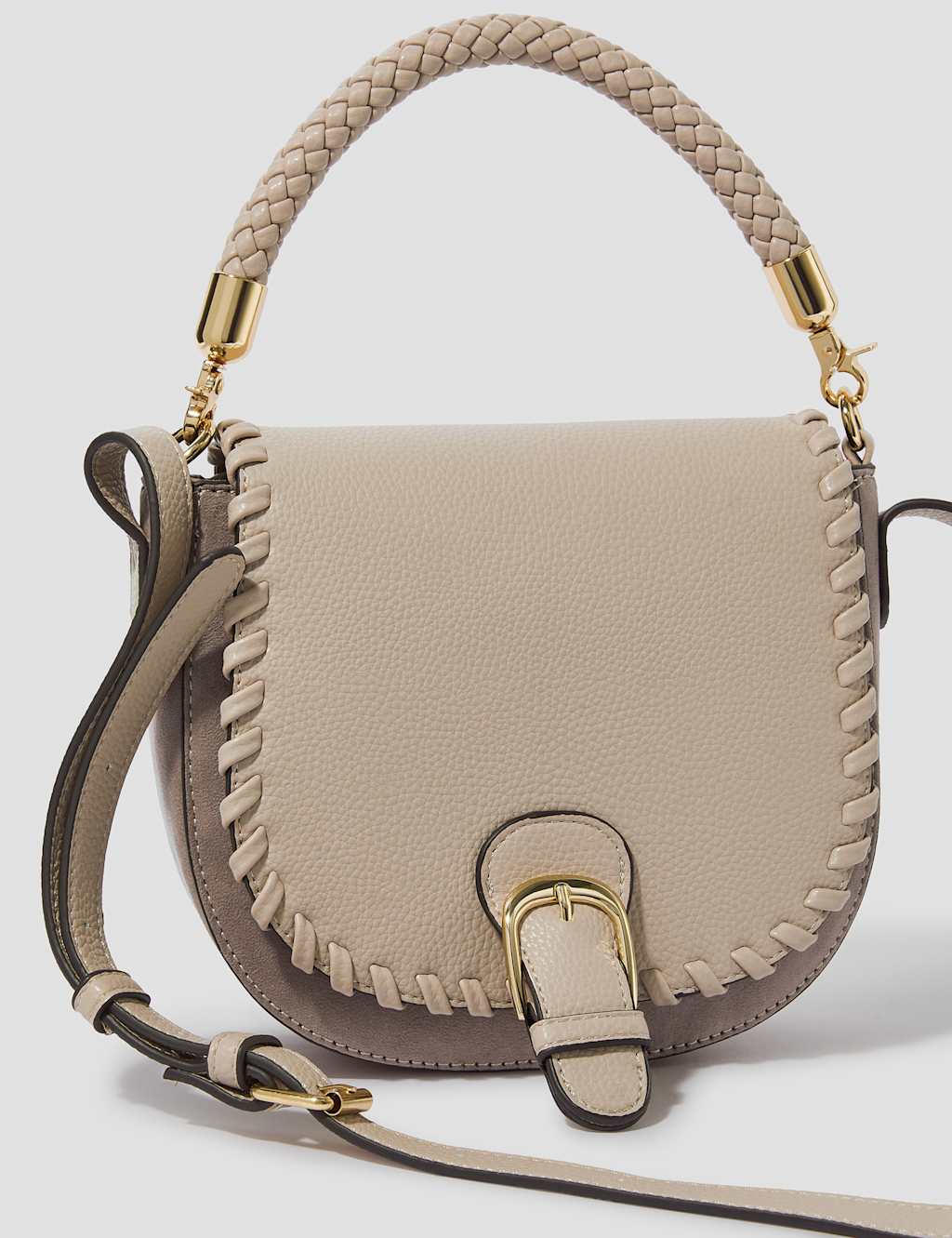 Woven Satchel Cross Body Bag 2 of 4