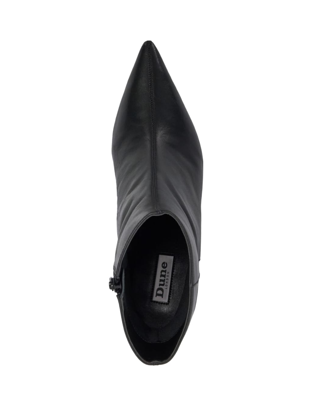 Leather Kitten Heel Pointed Ankle Boots Dune London M S