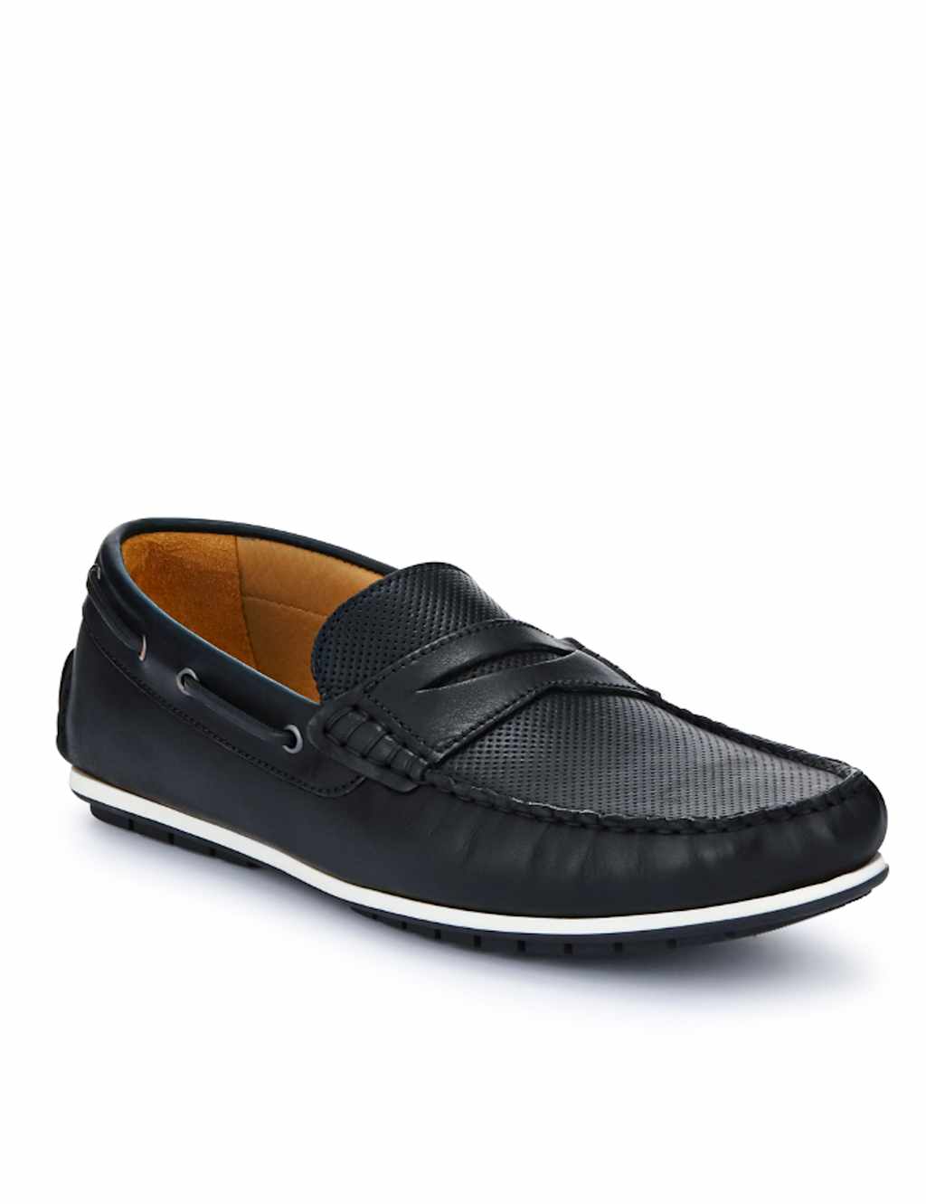 Leather Moccasin Slip-On Shoes 5 of 7