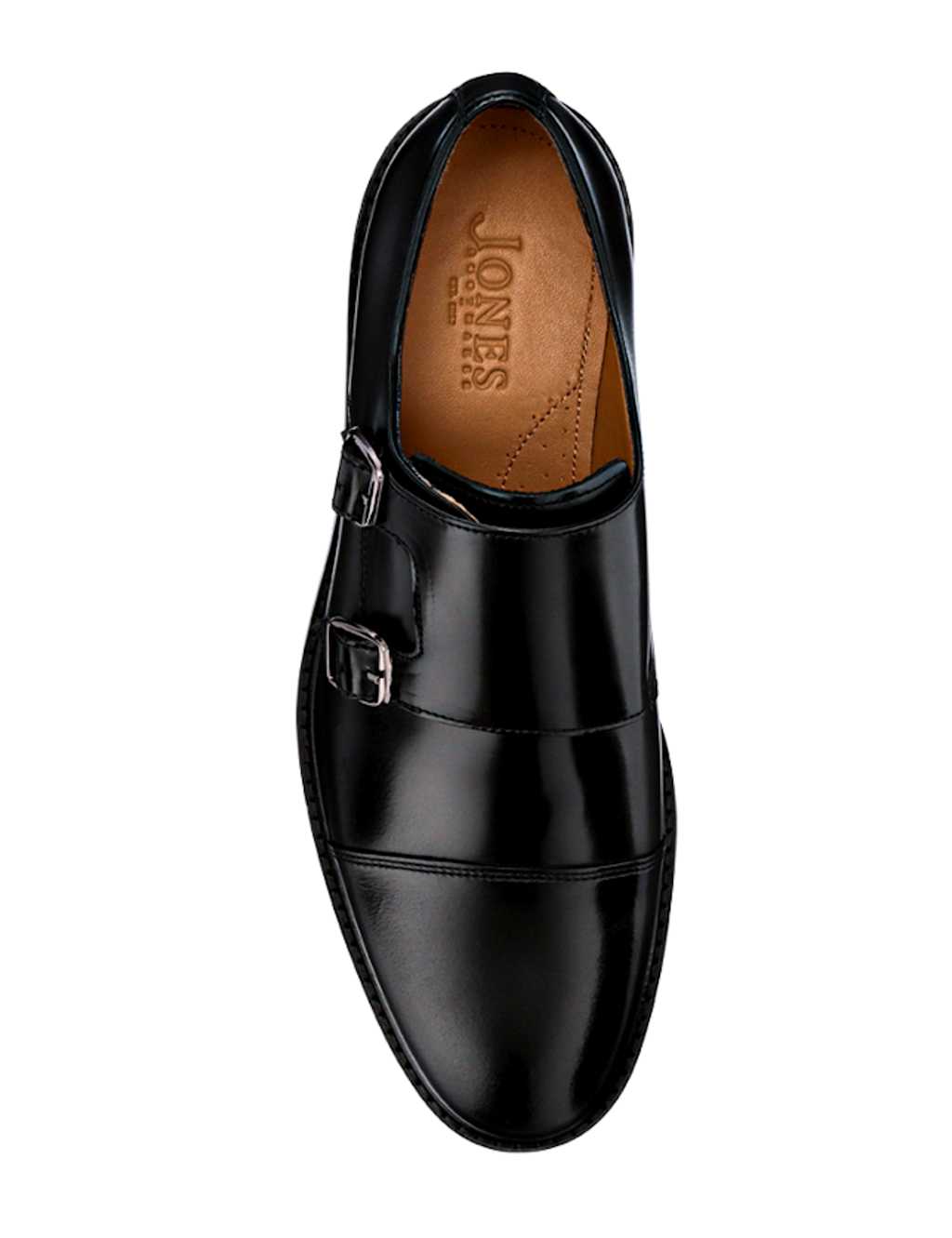 Leather Double Monk Strap Shoes 4 of 7
