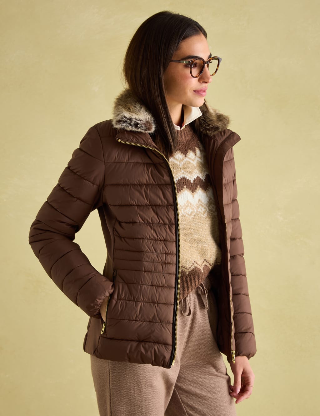 Showerproof Padded Coat Joules M S