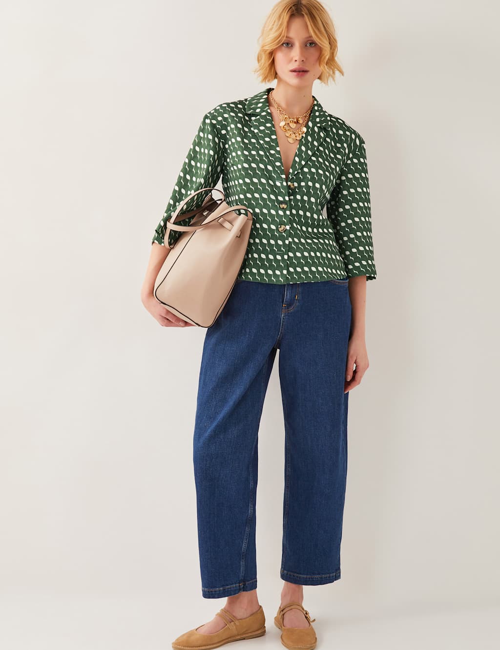 Geometric Collared Shirt 4 of 5