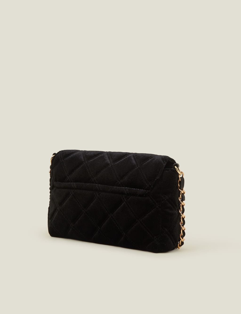 Velvet bag with chain cheap