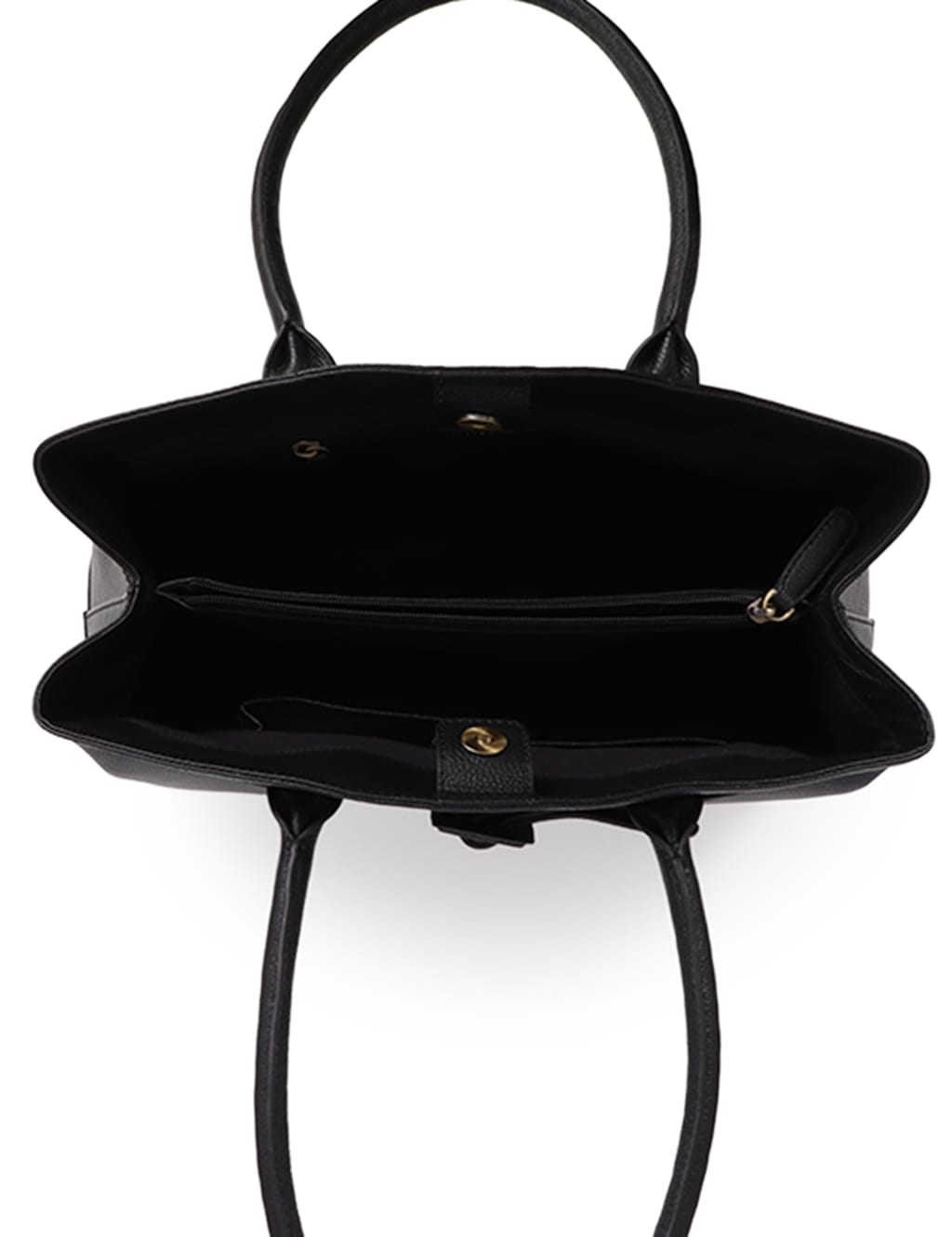 Leather Buckle Detail Tote Bag 4 of 4