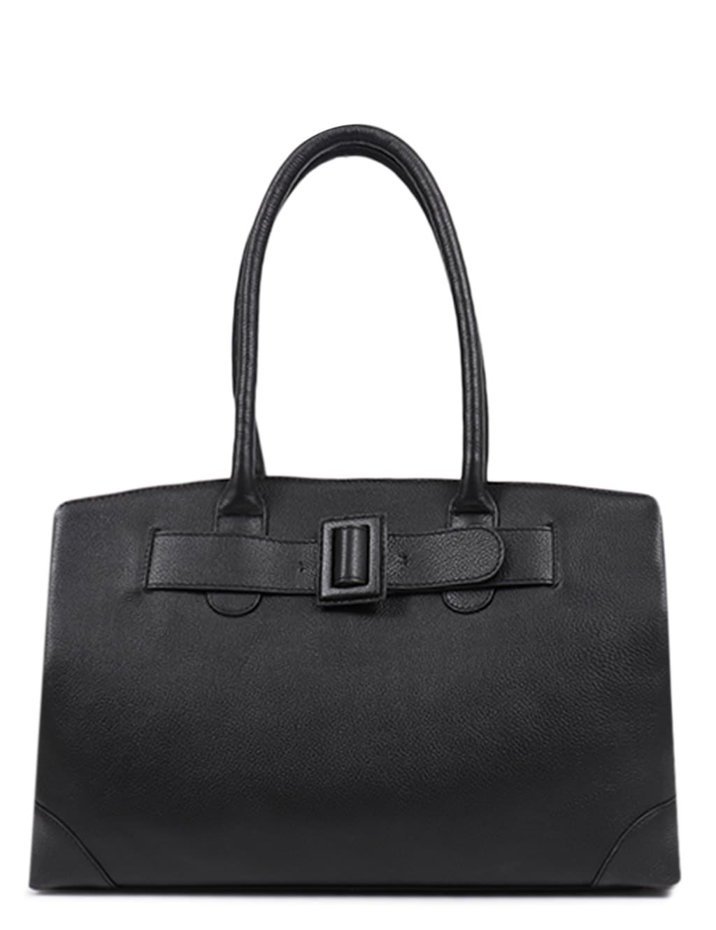 Leather Buckle Detail Tote Bag 2 of 4