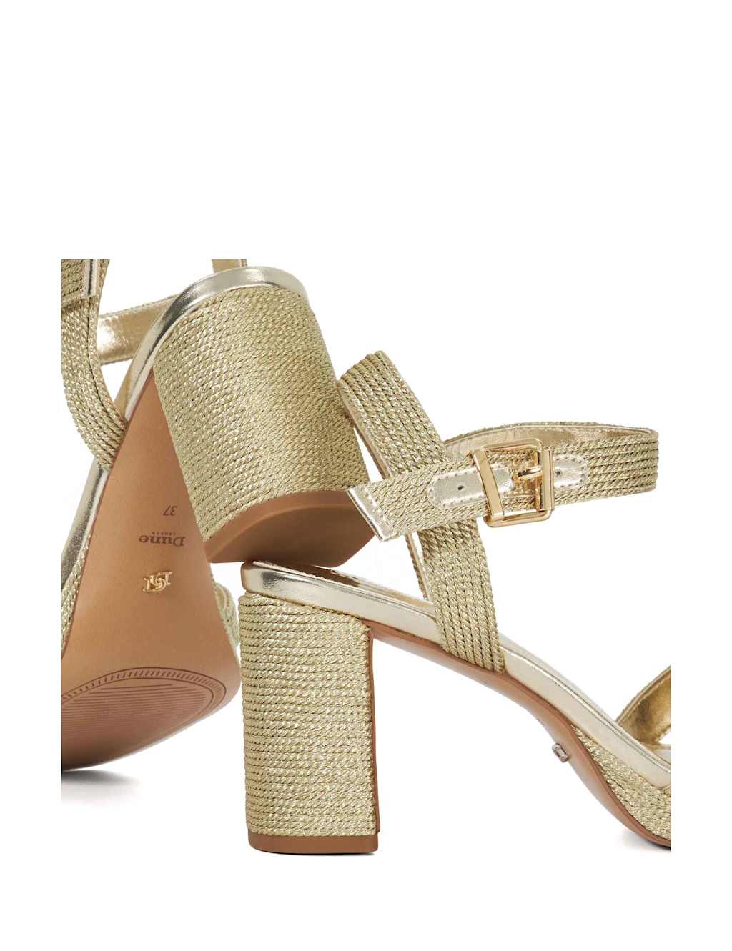 Buckle Ankle Strap Block Heel Sandals 6 of 6