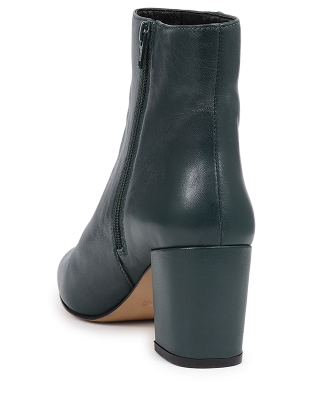 Leather Block Heel Ankle Boots 6 of 7