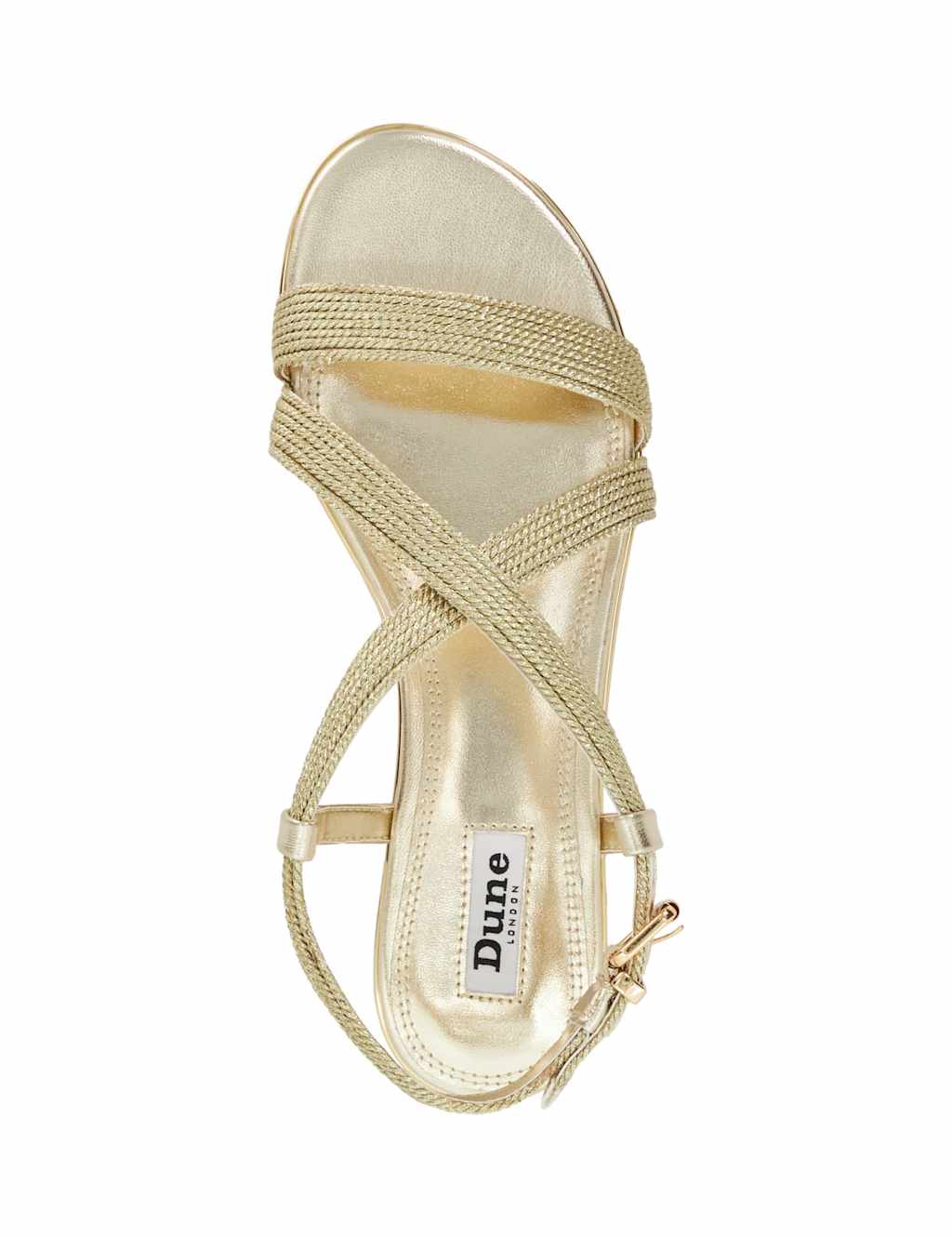 Metallic Rope Flat Sandals 2 of 5
