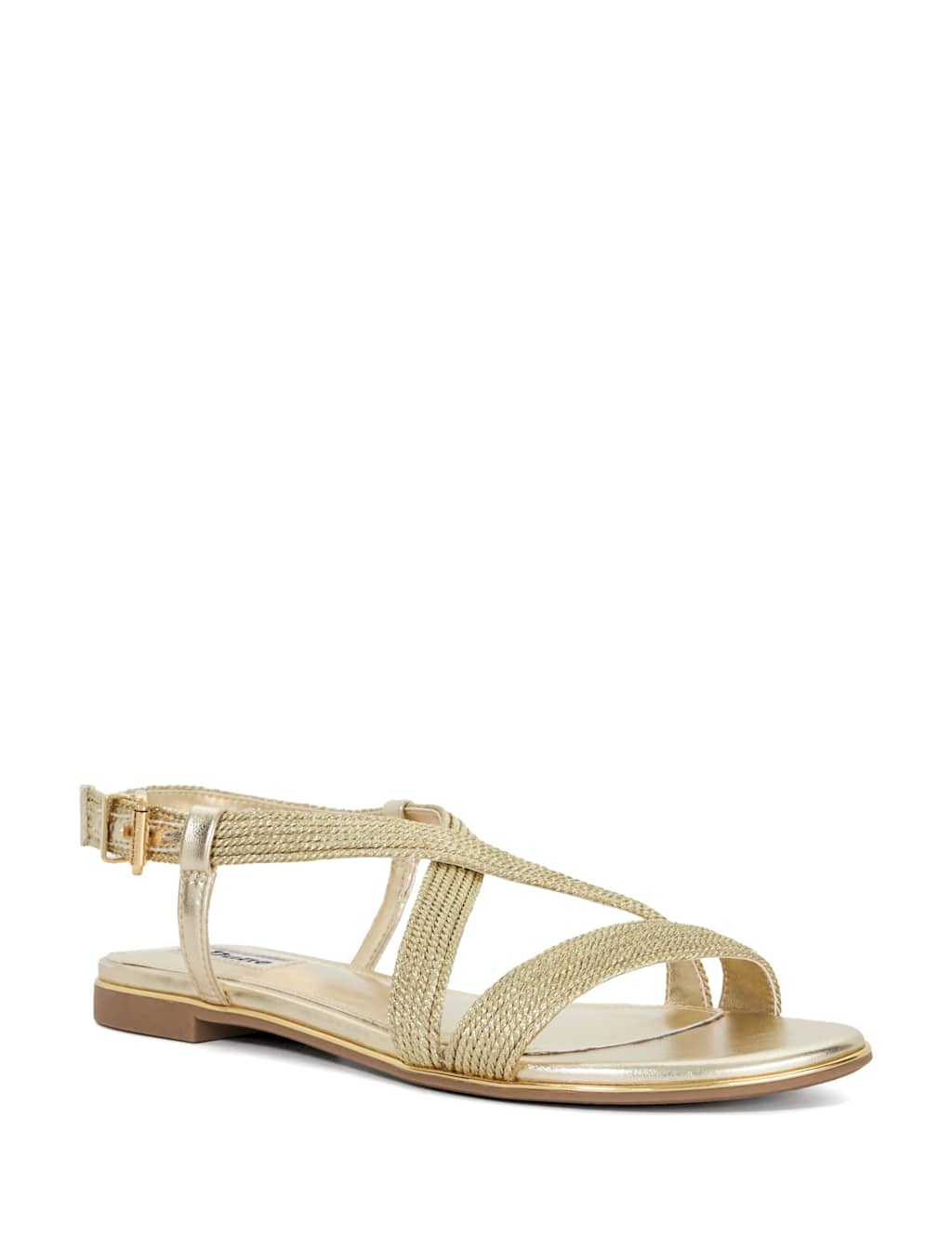 Metallic Rope Flat Sandals 4 of 5