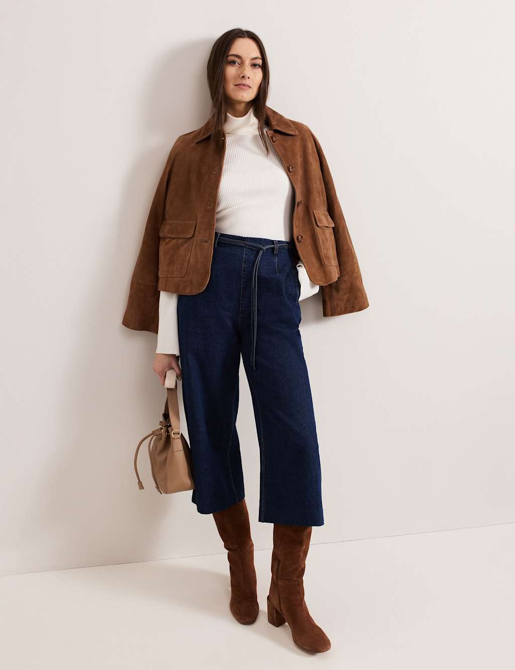 Pure Cotton Wide Leg Culottes 4 of 7