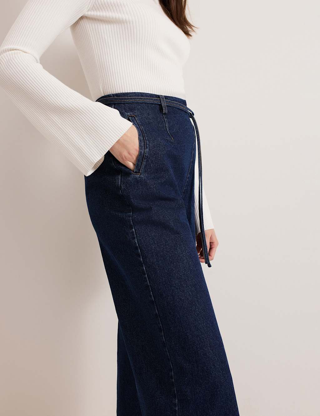 Pure Cotton Wide Leg Culottes 6 of 7