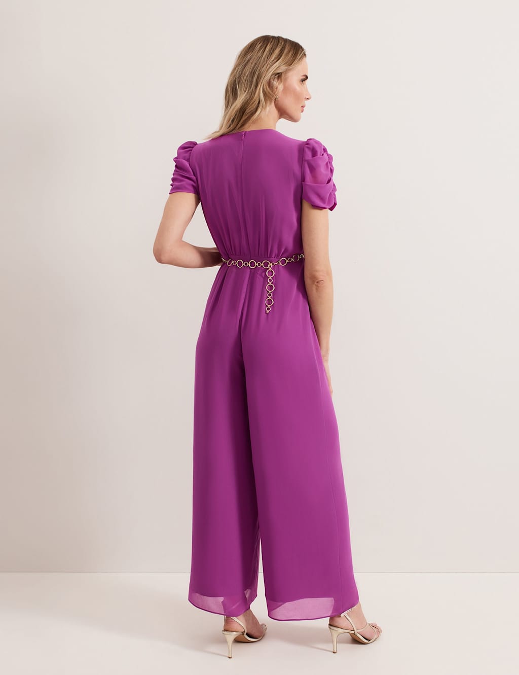 Belted Wide Leg Jumpsuit 5 of 7