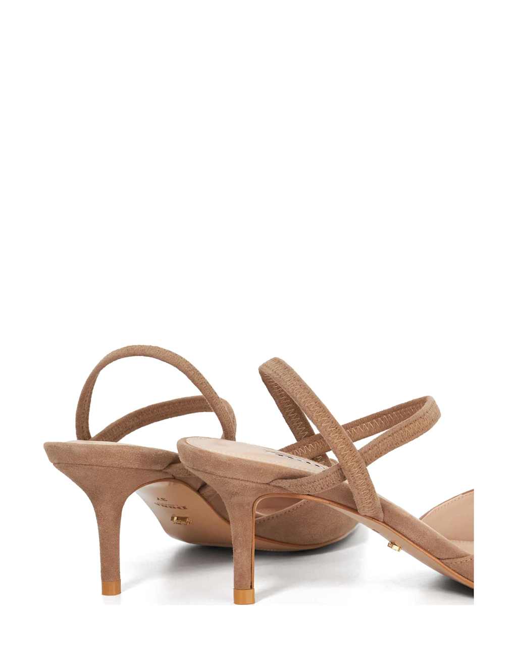 Leather Stiletto Heel Pointed Court Shoe 5 of 5