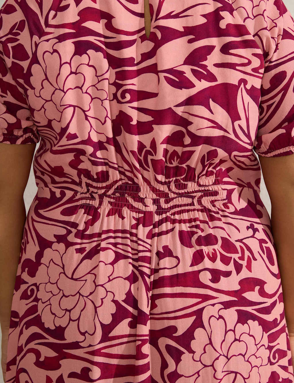 Floral V-Neck Maxi Tea Dress 2 of 5