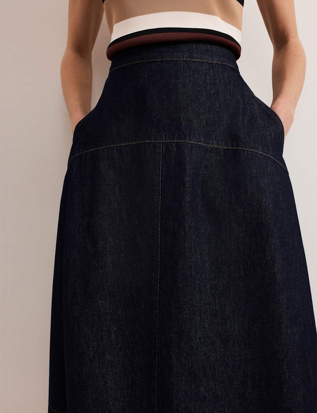 Denim Midaxi Skirt 6 of 7