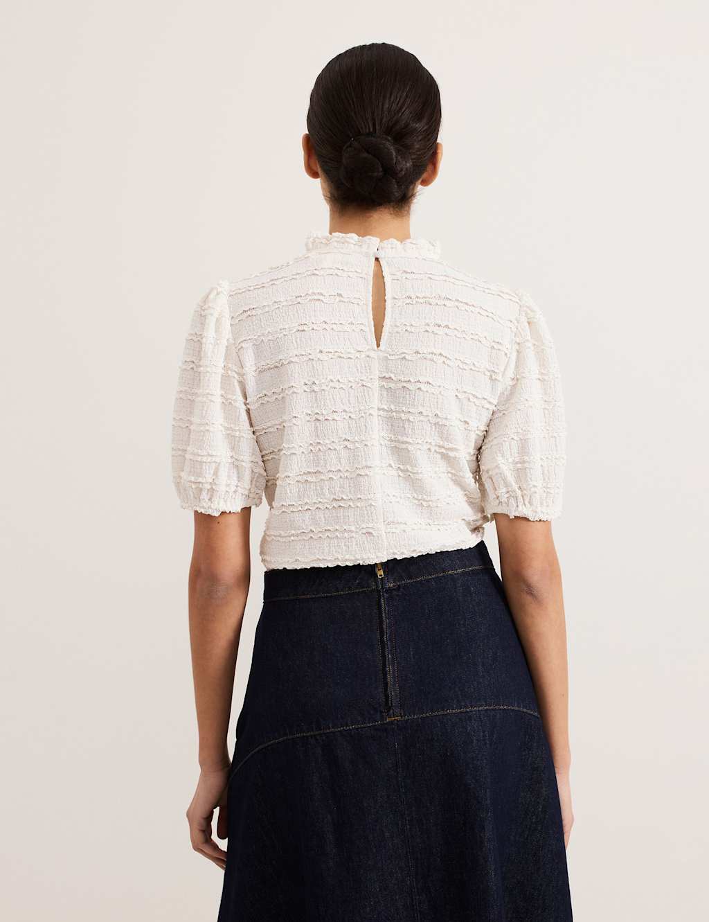 Lace Puff Sleeve Top 4 of 6