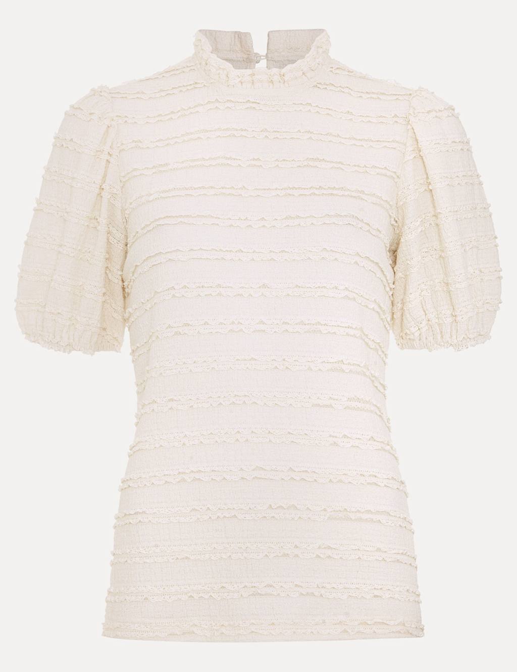 Lace Puff Sleeve Top 2 of 6