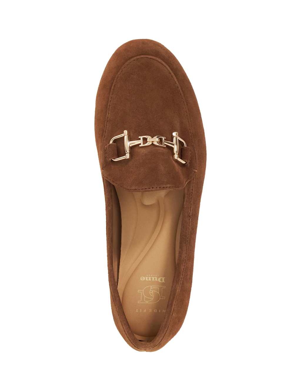 Wide Fit Suede Trim Block Heel Loafers 2 of 5