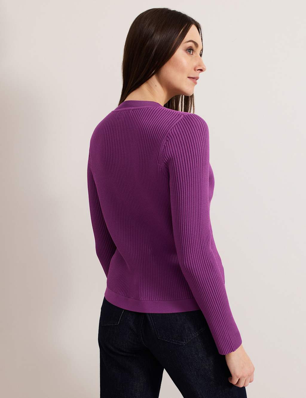 Textured Button Front Cardigan 5 of 5