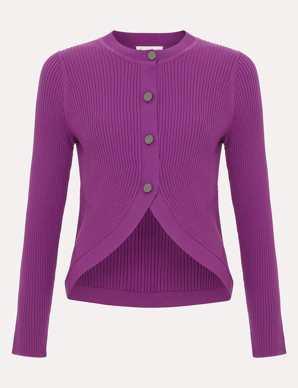 Textured Button Front Cardigan 2 of 5