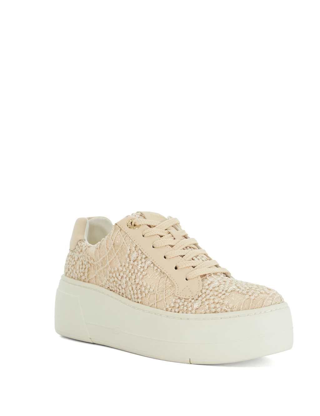 Lace Up Eyelet Detail Trainers 3 of 6