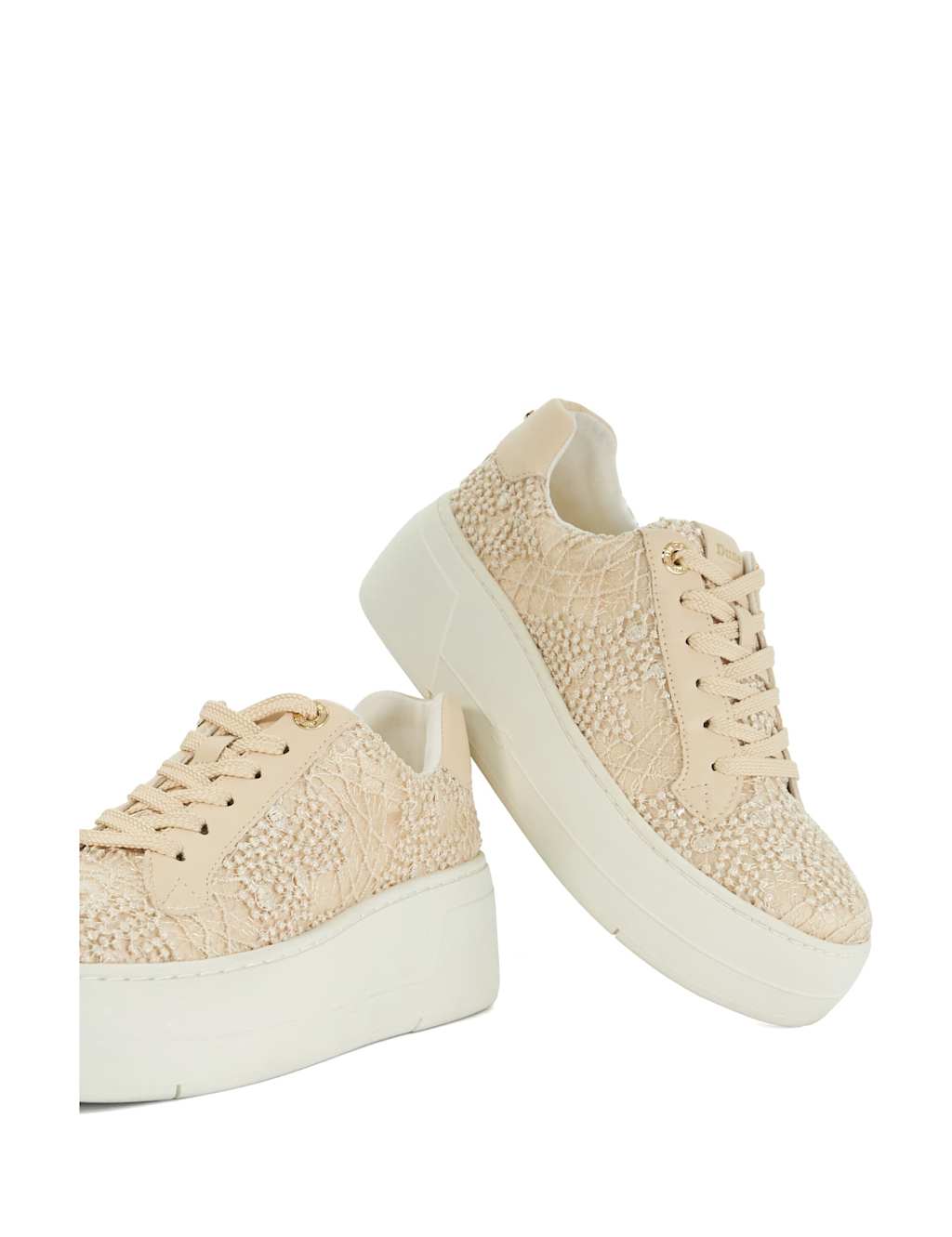 Lace Up Eyelet Detail Trainers 6 of 6