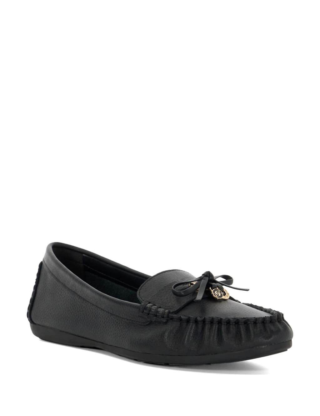 Grovers Leather Trim Detail Moccasin Loafers 3 of 5