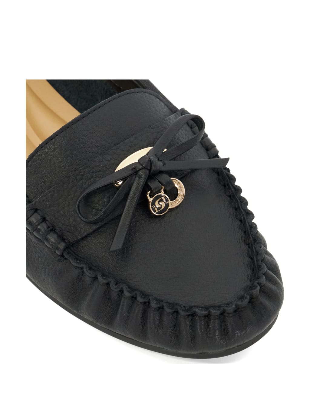Grovers Leather Trim Detail Moccasin Loafers 5 of 5