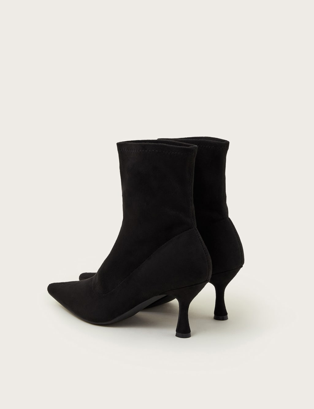 Pointed heel sock boots clearance